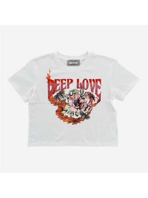 T-shirt JUST CAVALLI bianca JUST CAVALLI | JGA26136TS1